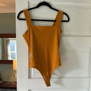 Abercrombie & Fitch Yellow Bodysuit Top